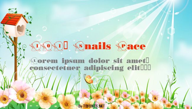 101! Snails Pace example