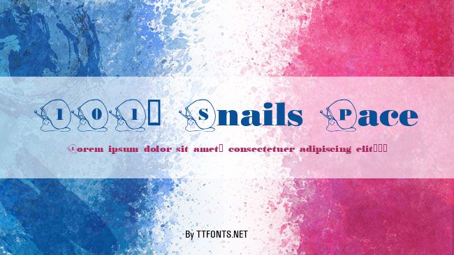 101! Snails Pace example