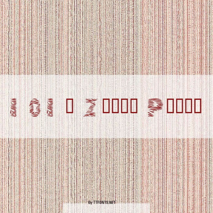 101! Zebra Print example