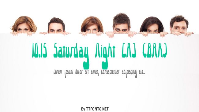 10.15 Saturday Night [R] (BRK) example