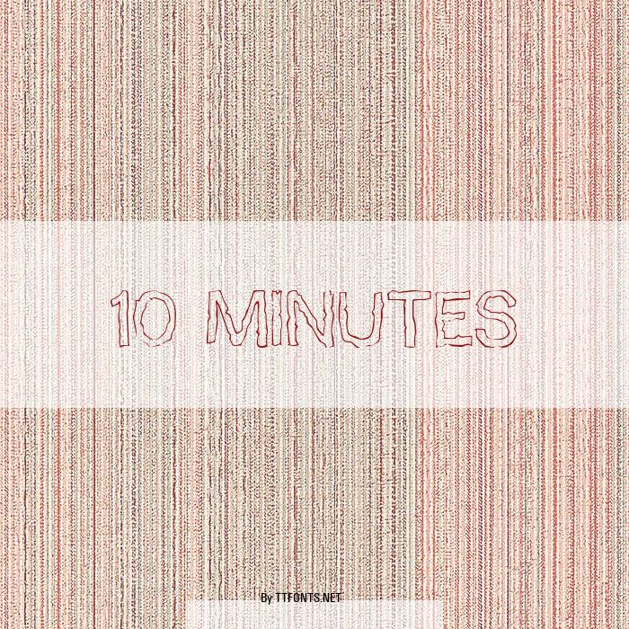 10 Minutes example
