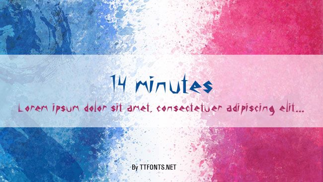 14 minutes example