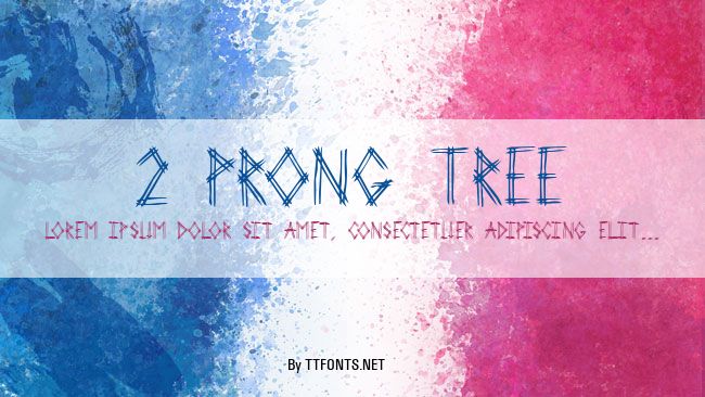 2 Prong Tree example