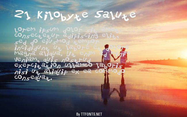 21 Kilobyte Salute example