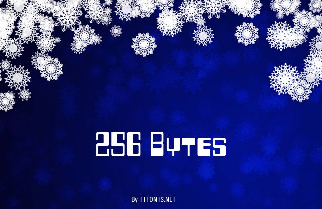 256 Bytes example