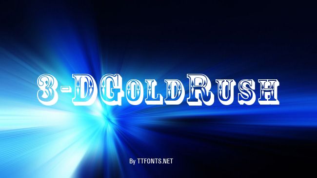 3-DGoldRush example