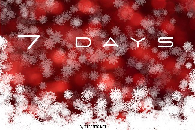 7 days example