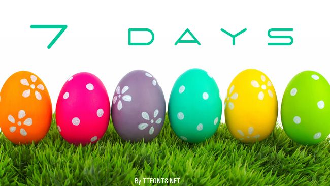 7 days example