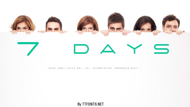 7 days example