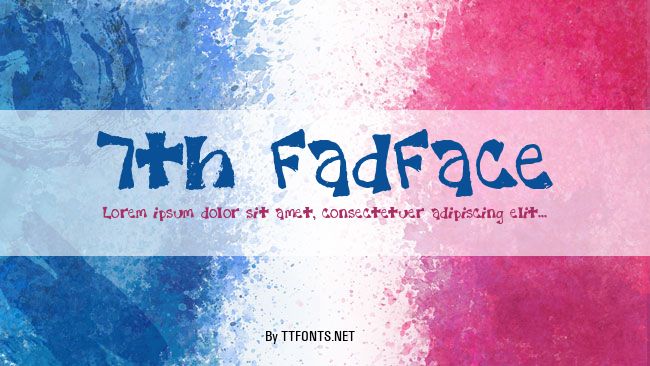 7th FadFace example