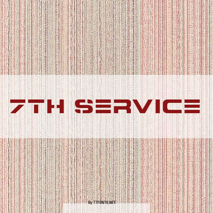 7th Service example