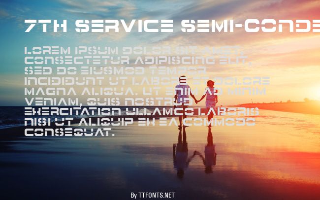 7th Service Semi-Condensed example