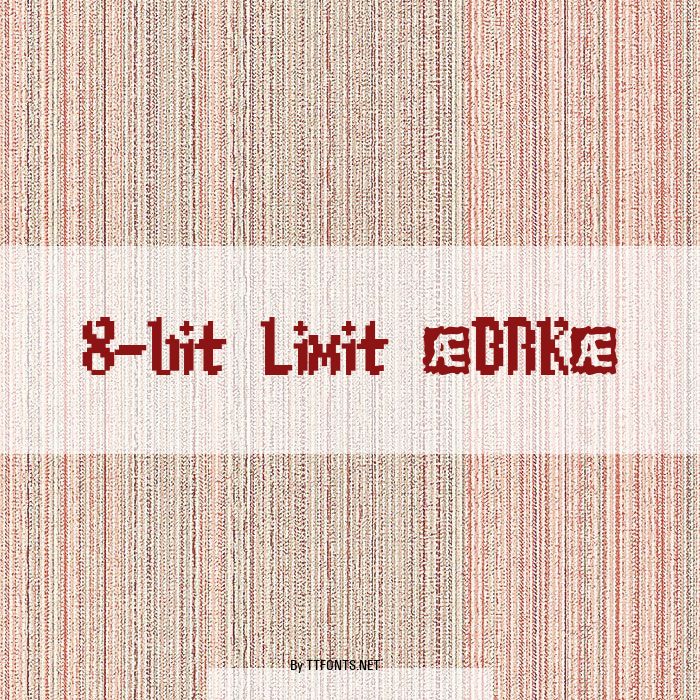 8-bit Limit (BRK) example