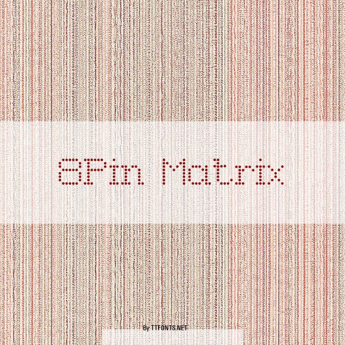 8Pin Matrix example