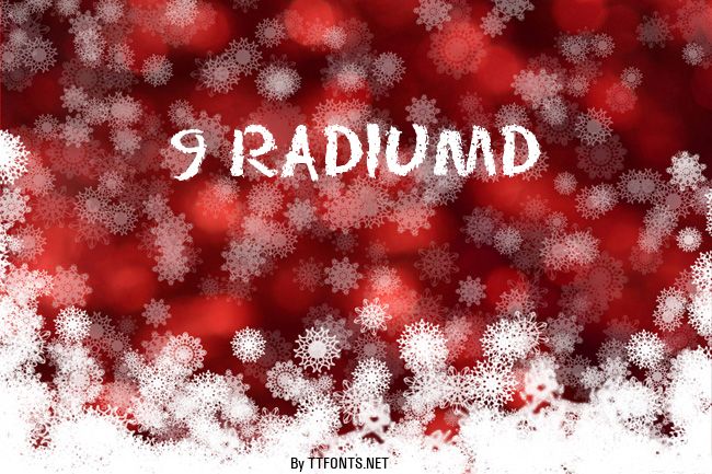 9 RADIUMD example