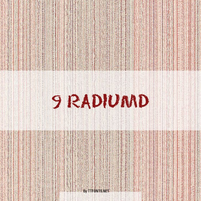 9 RADIUMD example