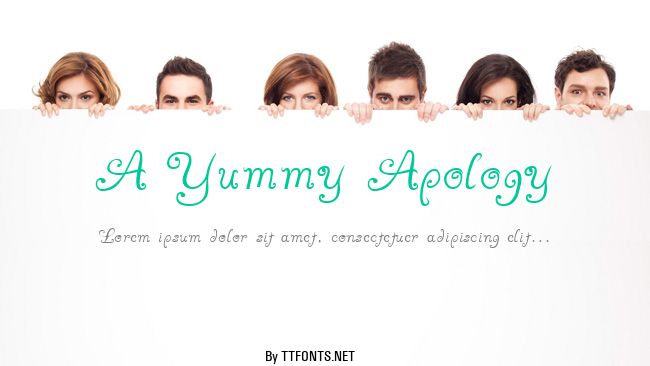 A Yummy Apology example