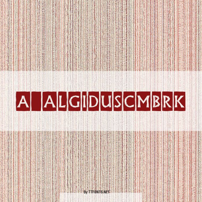 a_AlgidusCmBrk example
