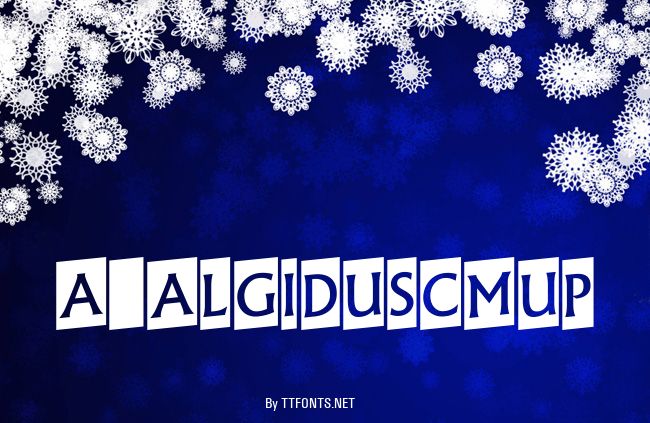 a_AlgidusCmUp example