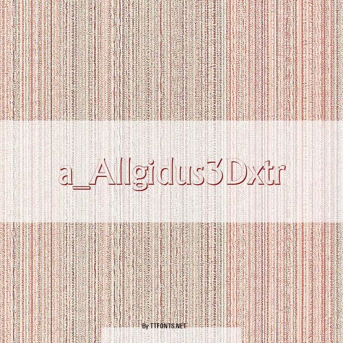 a_Allgidus3Dxtr example