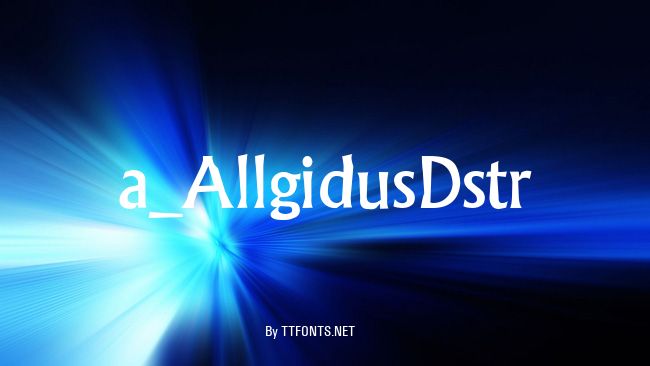 a_AllgidusDstr example