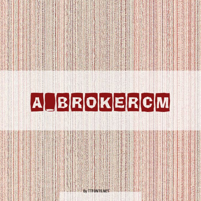 a_BrokerCm example