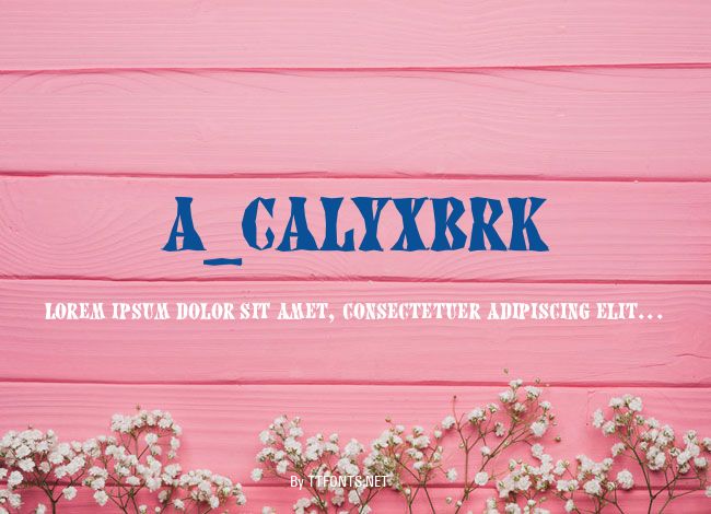 a_CalyxBrk example