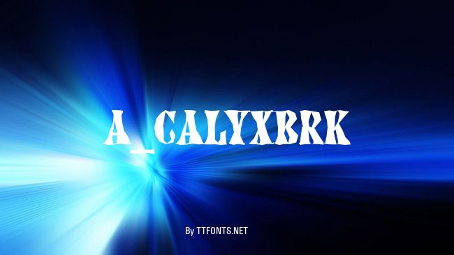 a_CalyxBrk example