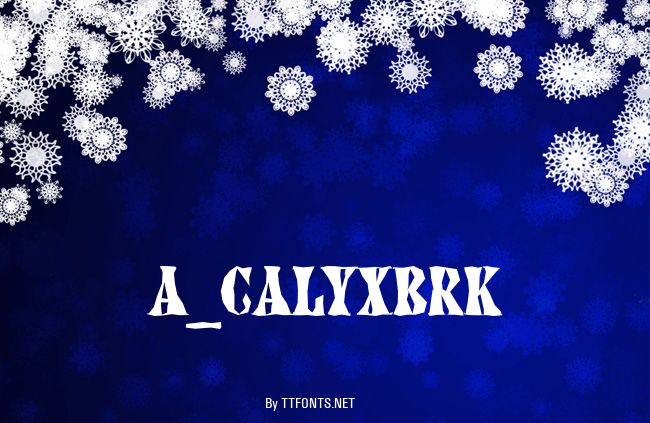 a_CalyxBrk example