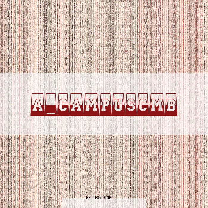 a_CampusCmB&WPrsp example
