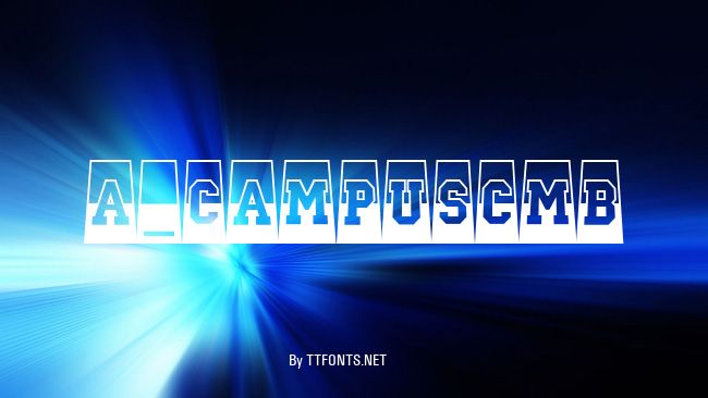 a_CampusCmB&WPrsp example