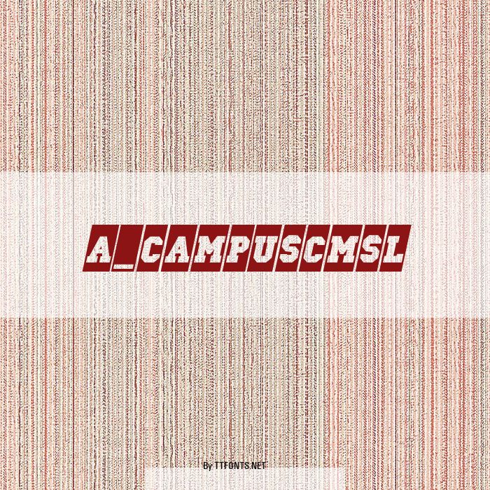 a_CampusCmSl example