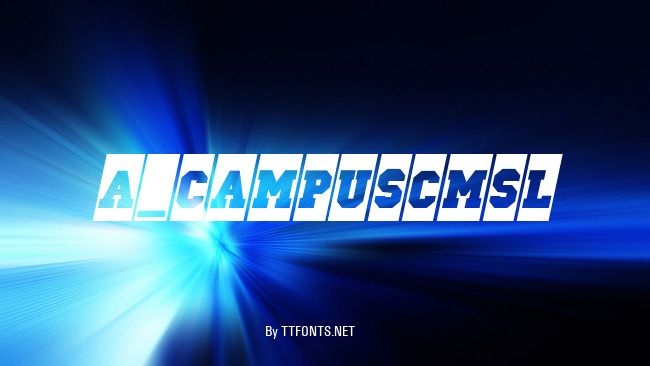 a_CampusCmSl example