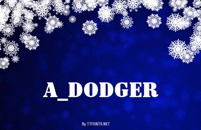 a_Dodger example