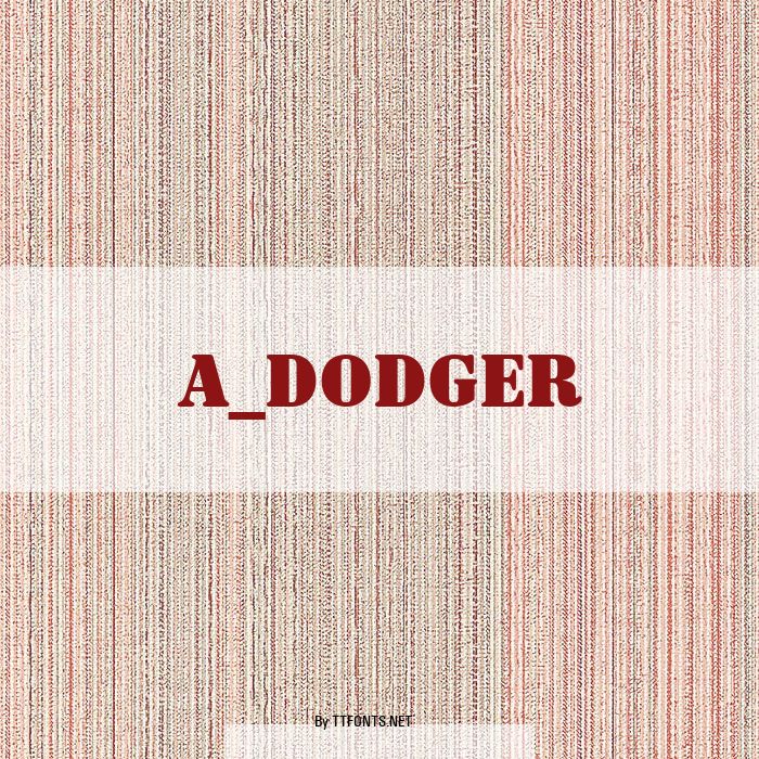 a_Dodger example