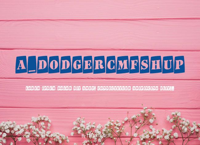 a_DodgerCmFshUp example