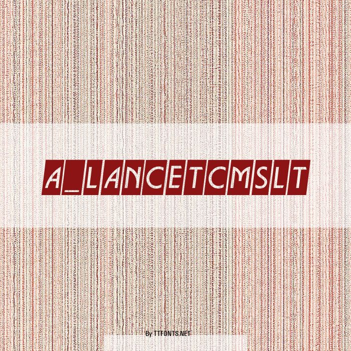 a_LancetCmSlt example