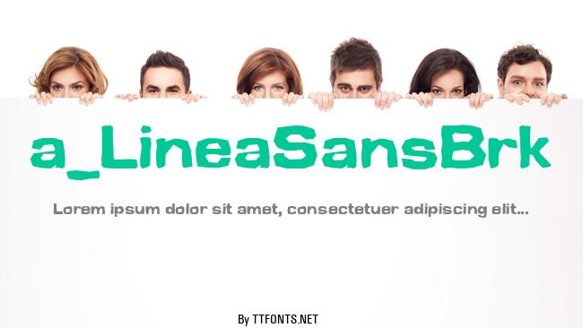a_LineaSansBrk example