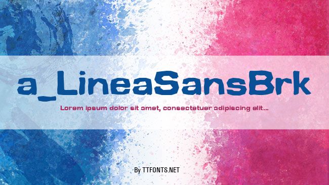 a_LineaSansBrk example