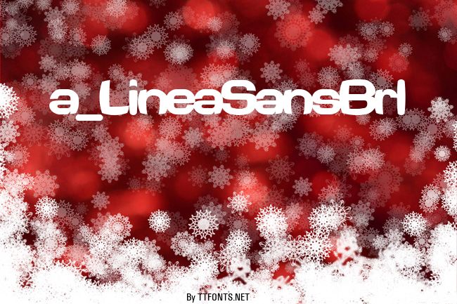 a_LineaSansBrl example
