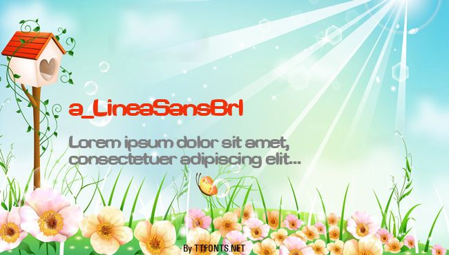 a_LineaSansBrl example
