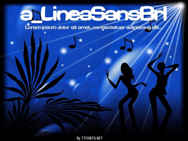 a_LineaSansBrl example