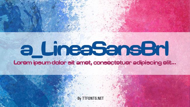 a_LineaSansBrl example