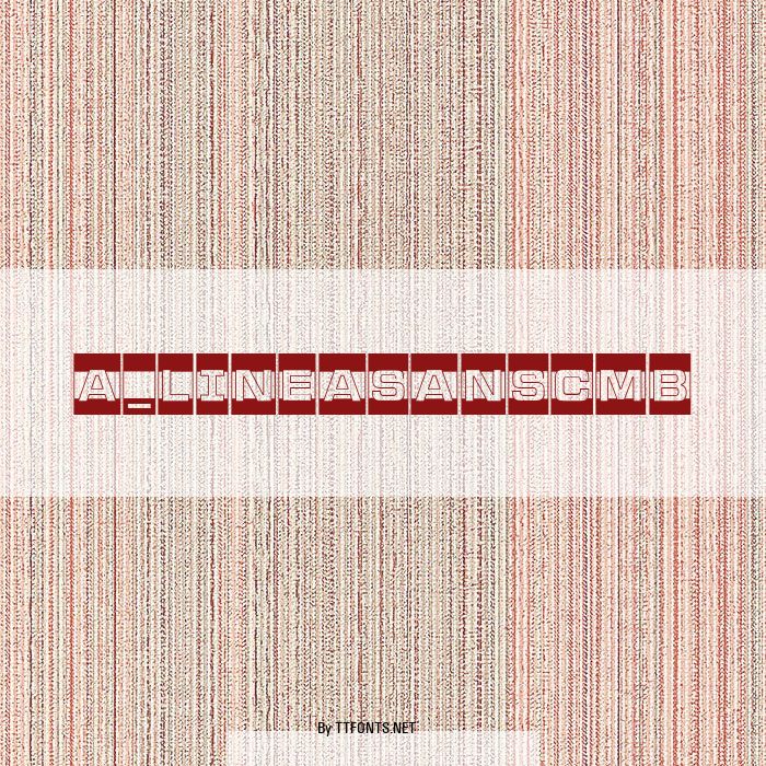 a_LineaSansCmB&W example