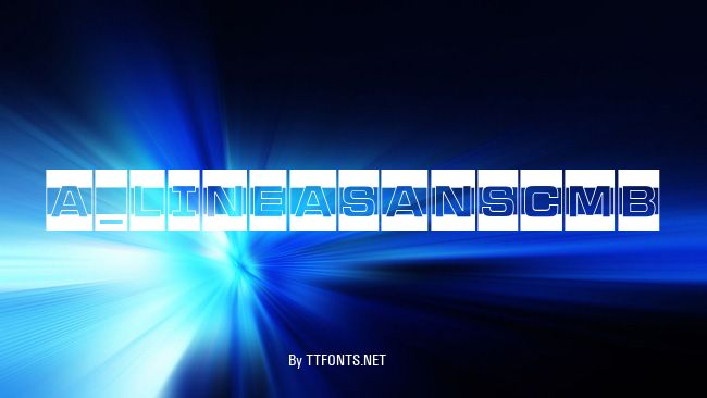 a_LineaSansCmB&W example