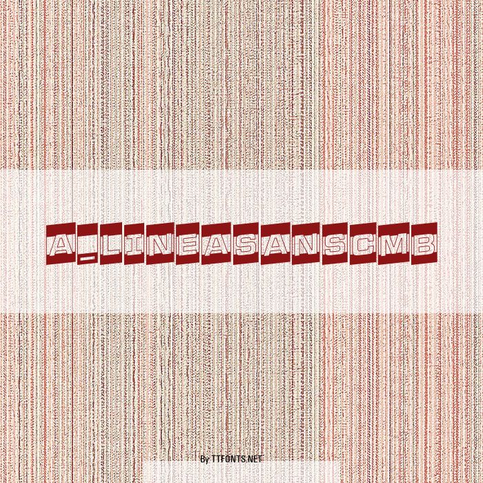 a_LineaSansCmB&WUp example