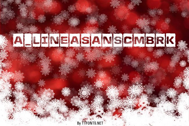 a_LineaSansCmBrk example