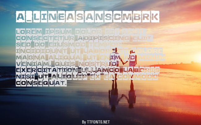 a_LineaSansCmBrk example