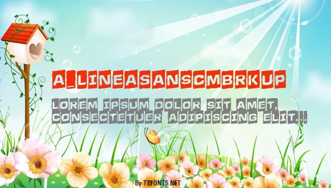a_LineaSansCmBrkUp example