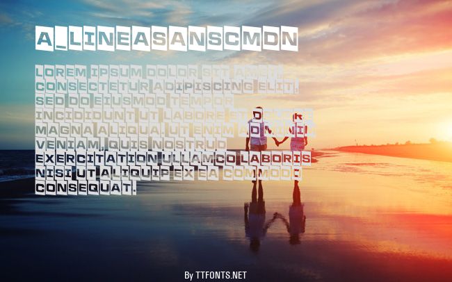 a_LineaSansCmDn example